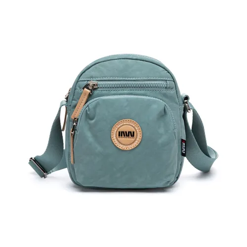 SEPTWOLVES Сумка через плечо из ткани среднего размера женская синяя