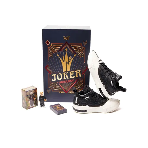 361° Joker Yokei Generation One Баскетбольные кроссовки High Топ Черный Белый Мужской