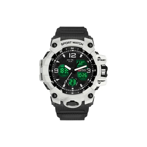 OFNS Электронный + Кварцевый Механизм Мужские Часы 56мм*52мм*18мм Черный