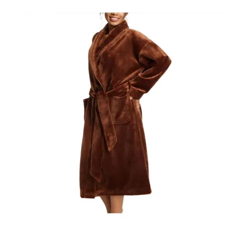 Victoria's Secret The Mix Пижамный халат Банные халаты Женские Темно-коричневый