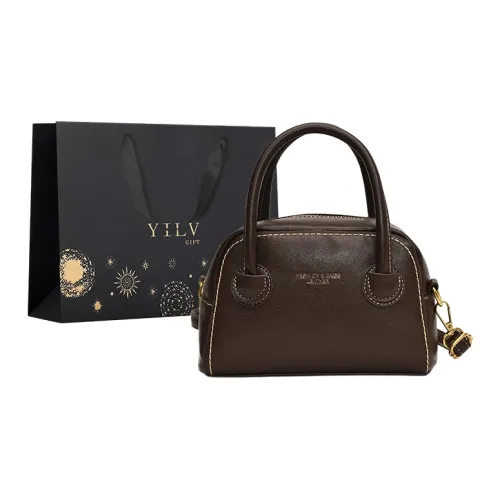 Yi Brigade ПУ (полиуретан) Сумка Стандартная Женская Кофейная Красная