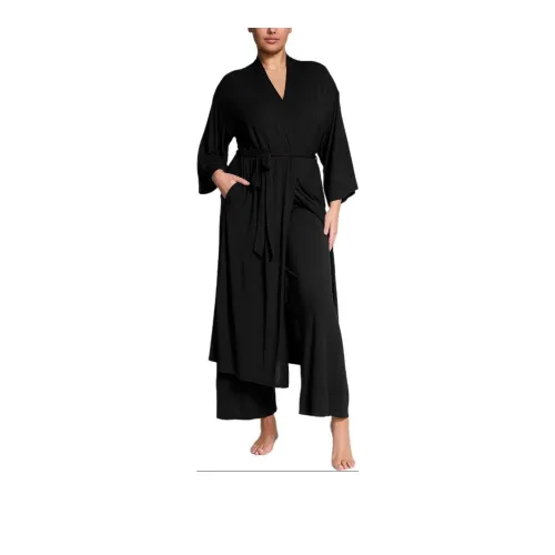 Victoria's Secret Modal Soft 3 предмета комплект Черный комплект пижамы для женщин черный