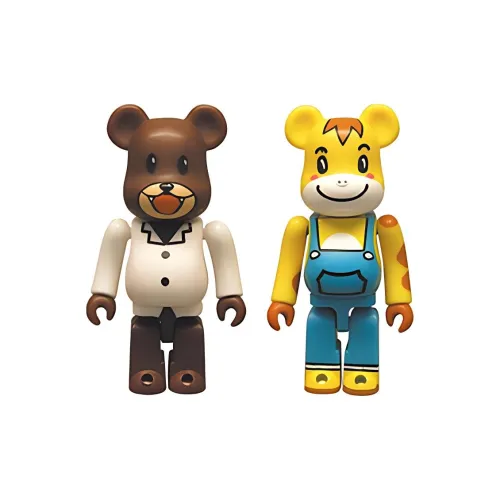BE@RBRICK DR. Leonardo And The Friends OF Жираф Village Прозрачный Слепой Бокс на Карточке 100% 7см