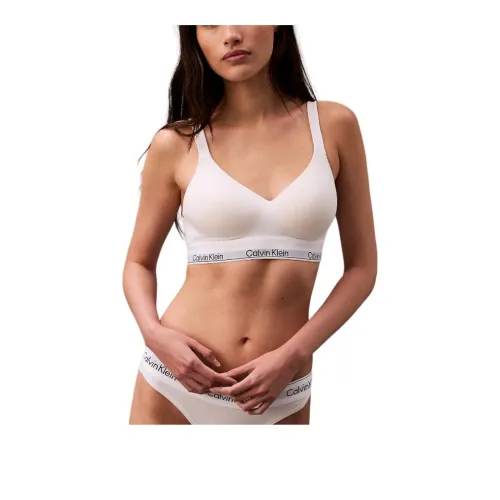 CALVIN KLEIN Бюстгальтер Европейская версия Женская Белая
