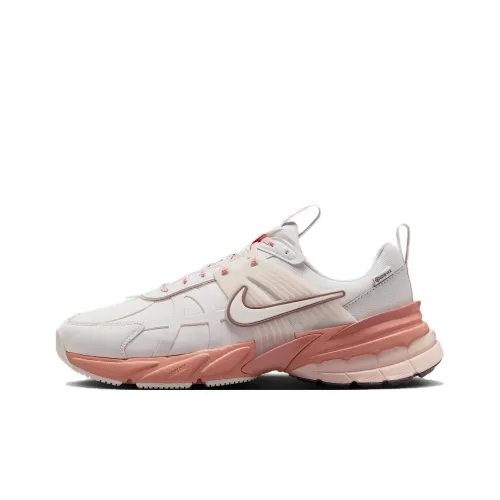 Nike V2K Run Уличная обувь Низкий топ Белый Розовый Женский