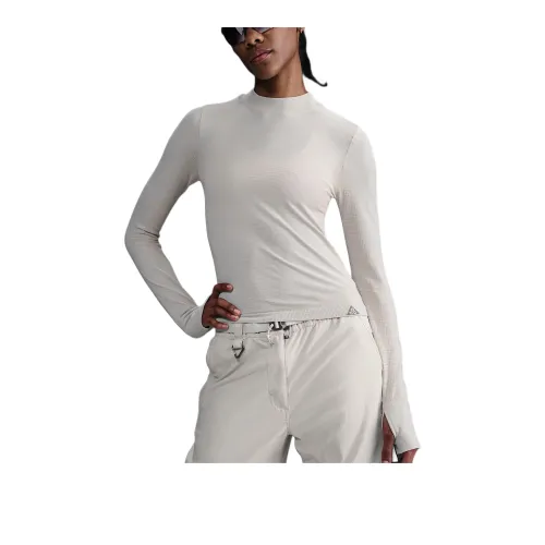 nike Dri Fit ADVACG Коллекция DELTA River Undershirt Женские Свет Аубер Коричневый Хаки