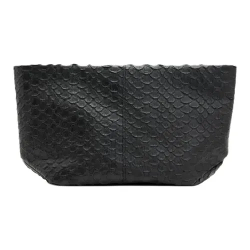 ALLSAINTS Клатч из коровьей кожи женский черный