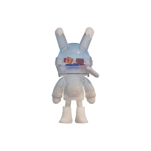 ROBBi x DQ ROBBiART Призрачный Снег Аврора Прозрачный Карточка Слепой Бокс 100% 7 см