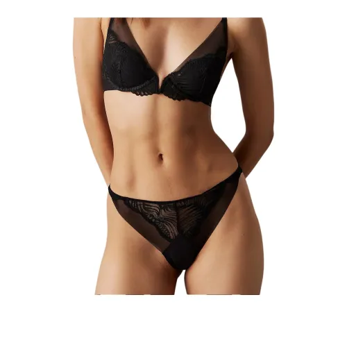 Calvin Klein Трусы Европейская версия Женские 1 упаковка Черный