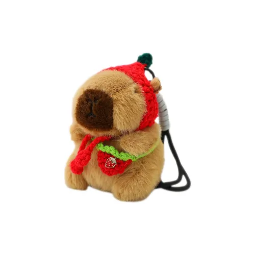 JIUJI Милый Лягушка Ободок Капибара Разноцветный шнур Bag Charm Куклы Плюшевый Подвеска 13 см Высота