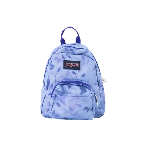 JanSport Ткань Рюкзак Мини Женский Глициния Синий Белый Синий