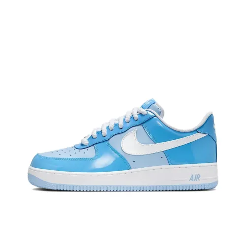 Nike Air FORCE 1 Скейтборд Кроссовки Низкие Синий Мужской