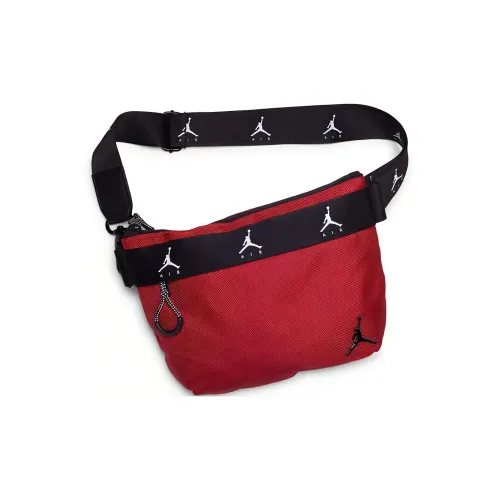 Джордан Покрытый холст Бананка Sling Сумка Сумка через плечо Стандартная Унисекс Красная