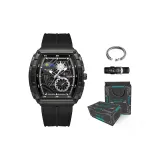 Черный циферблат, черный ремешок [Коробка Limited Edition + браслет]