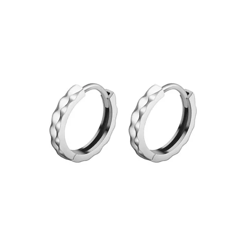 QIANFANGDAHUANGYE Титановые стальные серьги унисекс