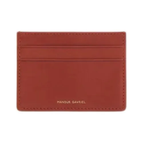 MANSUR GAVRIEL Кожа Картхолдер Женские Цвет коньяка