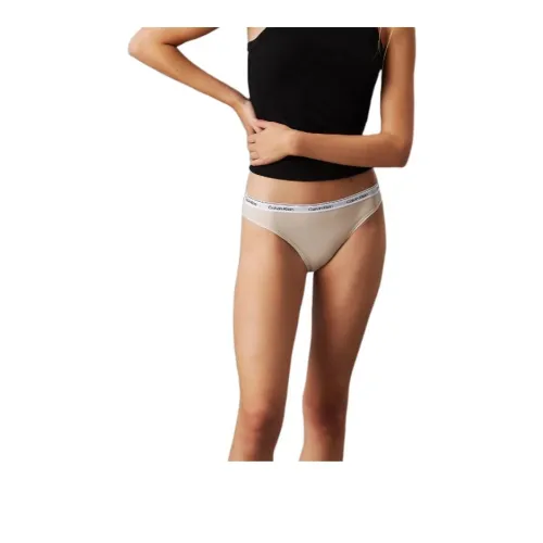 Calvin Klein Трусы Европейская версия Женские 1 упаковка Молочно-чайный