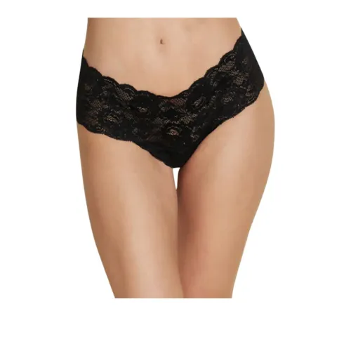 Victoria's Secret MINDD Кружево Brazilian Cheeky Panty Черное нижнее белье женское 1 упаковка черный