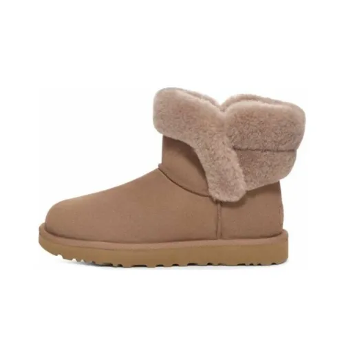 UGG Термостойкие Короткие Снежные Ботинки Женские Олень Коричневый