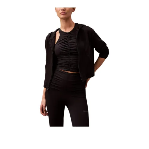 CALVIN KLEIN Пижамный топ женский черный