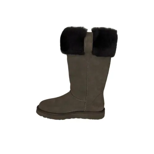 UGG Suhenny Высокий Теплоизоляционный Колено Высокие Сноубутсы Женские Темная Умбра