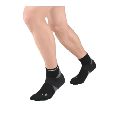 ZAMST Низкие носки Мужские 1 упаковка Черные