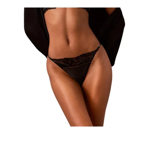 Calvin Klein Трусы Европейская версия Женские 1 упаковка Черный