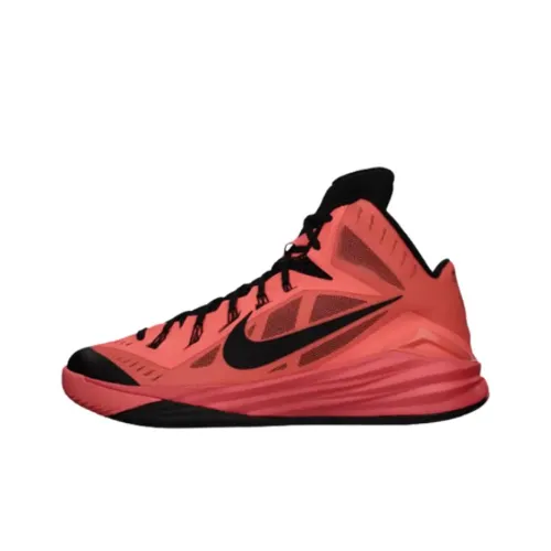 Nike Hyperdunk 2014 Slip-resistant Abrasion-resistant High-top Basketball Shoes Men's Red Найк Хайпердунк 2014 Противоскользящий Устойчивый к истиранию Высокий Топ Баскетбольные Кроссовки Мужские Красные
