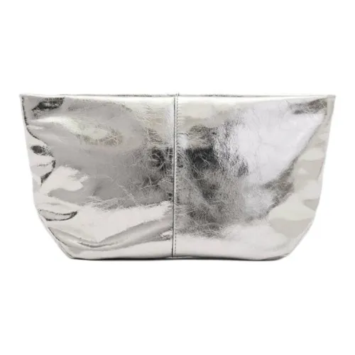 ALLSAINTS Клатч из коровьей кожи женский медно-серый