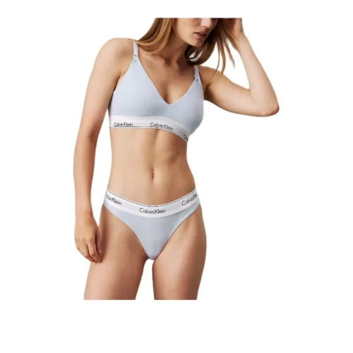 CALVIN KLEIN Бюстгальтер Европейская версия Женский Синий