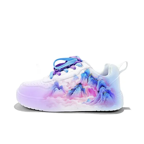 Cold Cicadas Yesterday Амортизация Баланс Легкий Дышащий Низкий Топ Скейтборд Кроссовки Унисекс Белый Синий Фиолетовый