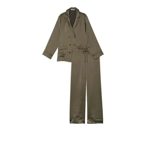 Victoria's Secret Pajama Комплект Женский Оливково-зеленый