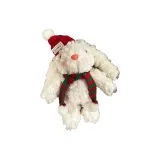 Улучшенный красный-зеленый шарф, подвеска в виде кролика с румяным оттенком, длина 17 см