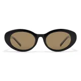 Черная оправа с чайными линзами