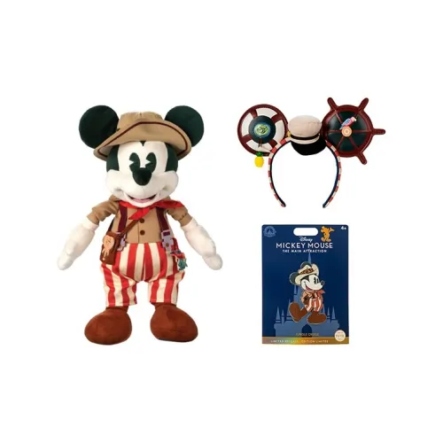Disney November Jungle Adventure Collection Mickey Куклы Плюшевая кукла 43 см Высота