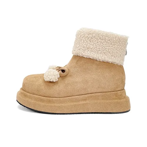 KATHRYN WILSON Короткие Сноубутсы Женские Хаки