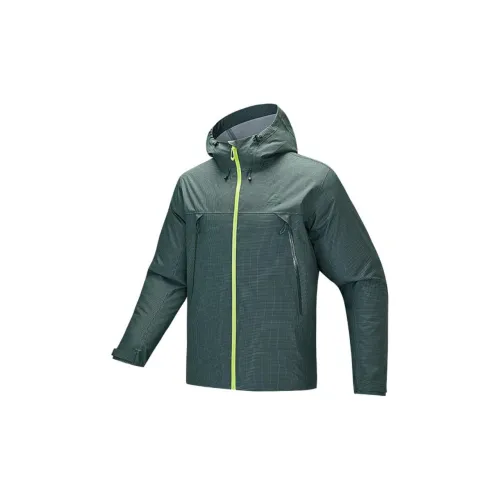 ANTA Outdoor Collection Водонепроницаемый и Ветрозащитный Ветровка Мужской Deep Осенний зеленый