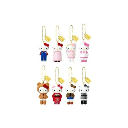 Sanrio Hello Kitty 50th Anniversary Long Leg Kitty Набор A Подвески аниме-тематики