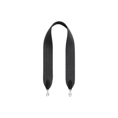 HERMES Cordage Холщовая сумка с ремнем Унисекс Черный и Пыльно-серый