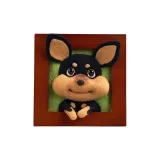 Маленькая фоторамка, пчела, собака, DIY