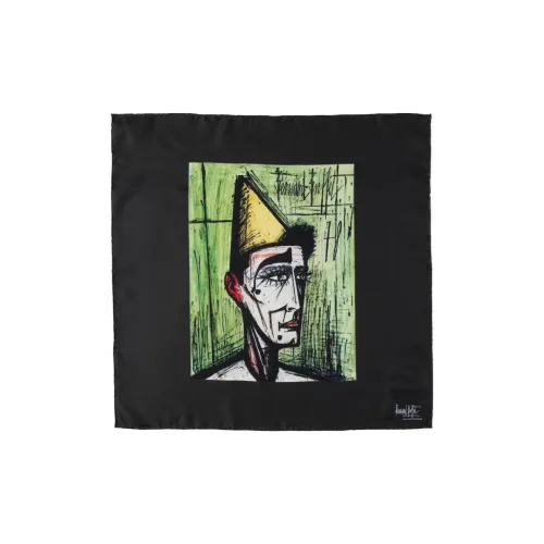 PRADA Переработанный полиэстер шелковые шарфы мужской серый