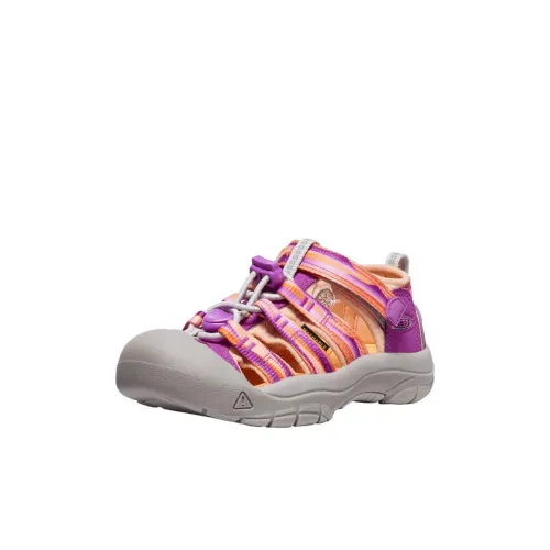 Keen Newport H2 Детские сандалии Низкий Топ Фиолетовый/Оранжевый/Серый Для дошкольников