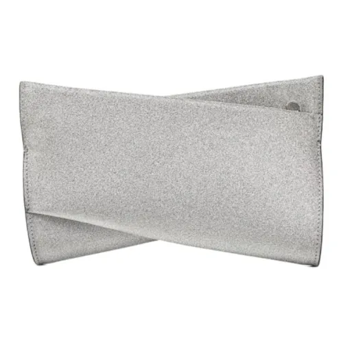 CL LUBOTING Телячья кожа Клатч Сумка на плечо Маленький Women's Silver