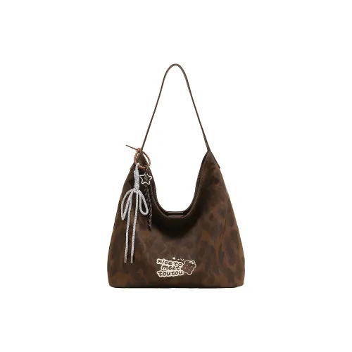 TOUTOU Ткань Сумка через плечо Стандартная Женская Кокосовый Серый