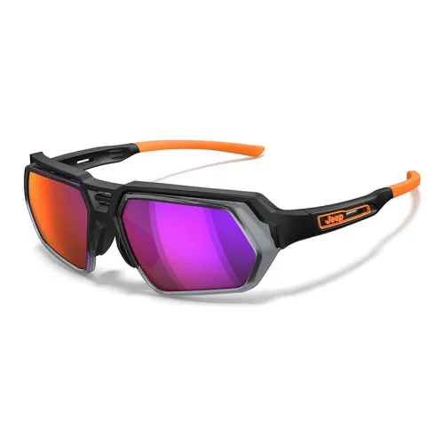 JEEP TR Памятный пластик Нерегулярная форма Солнцезащитные очки Унисекс Белый