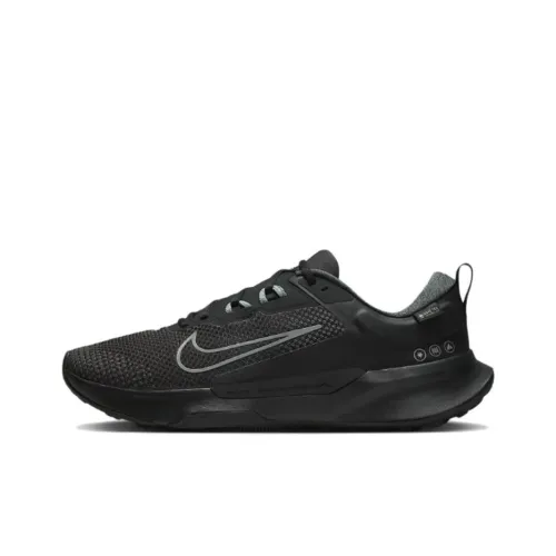 Nike Juniper Trail 2 Водонепроницаемый Низкий Топ Trail Беговые кроссовки Мужской Черный Серый