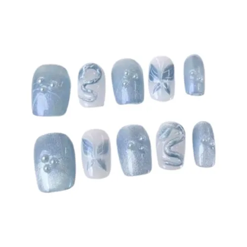 LIANJING Premium Luxury Ручная работа False Nail Короткий Стул 20 мм