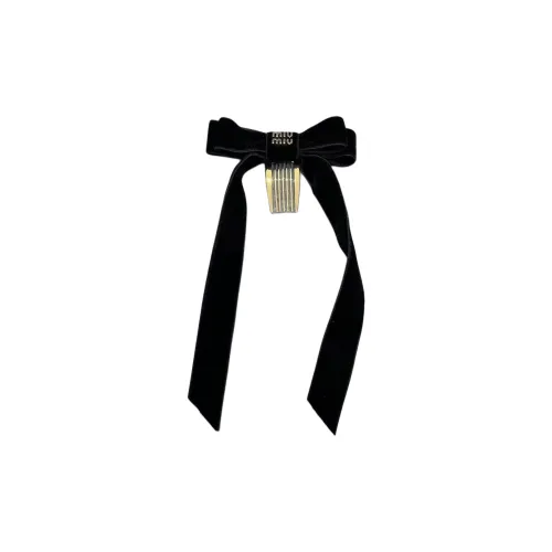 MIU MIU Ободки для волос Женские Черный