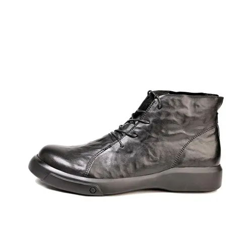 Brounvanm Короткий Мартин Boot Мужской Черный