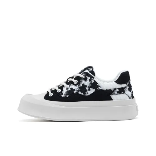 JOSINY Амортизация Устойчивый к истиранию Легкий Увеличение Высоты Мат Низкий Топ Скейтборд Кроссовки Мужские Черные